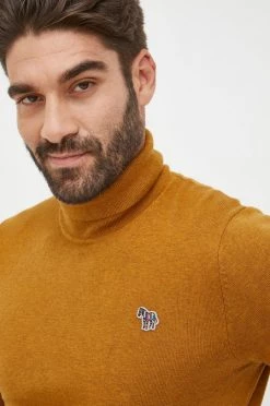 Ανδρικά Χωρίς φερμουάρ Πουλόβερ με προσθήκη μαλλιού PS Paul Smith χρώμα: καφέ, -Paul Smith (όλες οι μάρκες) Κατάστημα unnamed file 1023