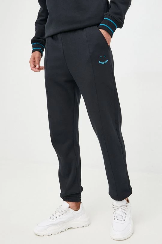 Ανδρικά Παντελόνια φόρμας Βαμβακερό παντελόνι PS Paul Smith μαύρο 3 Ανδρικά Παντελόνια φόρμας Βαμβακερό παντελόνι PS Paul Smith μαύρο