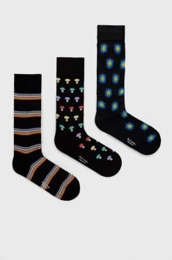 Ανδρικά Κάλτσες Paul Smith (3-pack) χρώμα: μαύρο