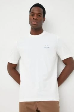 Ανδρικά Μπλουζάκια Βαμβακερό μπλουζάκι PS Paul Smith άσπρο