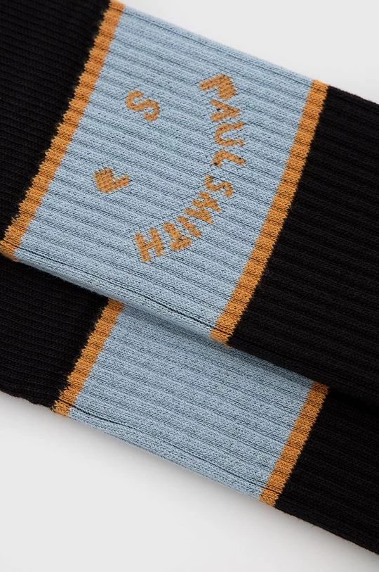 Ανδρικά Κάλτσες Paul Smith χρώμα: μαύρο 4 Ανδρικά Κάλτσες Paul Smith χρώμα: μαύρο - Image 2