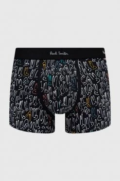 Ανδρικά Μπόξερ και σλιπ Μποξεράκια Paul Smith μαύρο