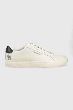 Ανδρικά Sneakers δερμάτινα αθλητικά παπούτσια PS Paul Smith Rex άσπρο