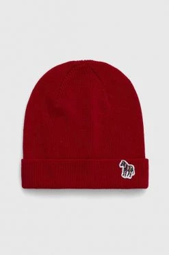 Ανδρικά Σκουφιά Μάλλινο σκουφί PS Paul Smith κόκκινο,