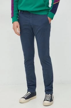 Ανδρικά Υφασμάτινα Παντελόνι PS Paul Smith ναυτικό μπλε