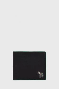 Ανδρικά Πορτοφόλια Δερμάτινο πορτοφόλι PS Paul Smith χρώμα: μαύρο