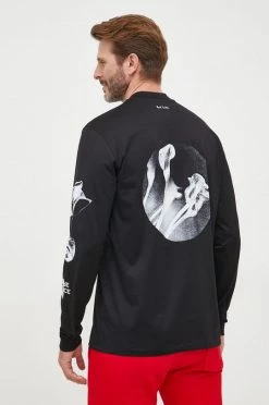 Ανδρικά Μακρυμάνικα Βαμβακερή μπλούζα με μακριά μανίκια Paul Smith μαύρο -Paul Smith (όλες οι μάρκες) Κατάστημα unnamed file 291