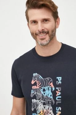 Ανδρικά Μπλουζάκια Βαμβακερό μπλουζάκι PS Paul Smith μαύρο -Paul Smith (όλες οι μάρκες) Κατάστημα unnamed file 302