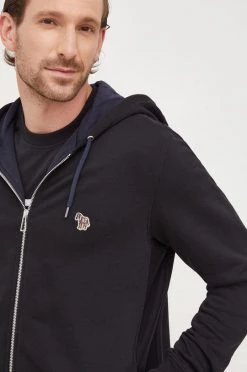 Ανδρικά Με φερμουάρ Βαμβακερή μπλούζα PS Paul Smith μαύρο, 11 Ανδρικά Με φερμουάρ Βαμβακερή μπλούζα PS Paul Smith μαύρο, -Paul Smith (όλες οι μάρκες) Κατάστημα unnamed file 311