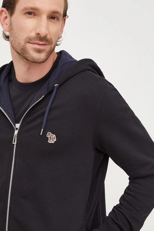 Ανδρικά Με φερμουάρ Βαμβακερή μπλούζα PS Paul Smith μαύρο, 6 Ανδρικά Με φερμουάρ Βαμβακερή μπλούζα PS Paul Smith μαύρο, - Image 4