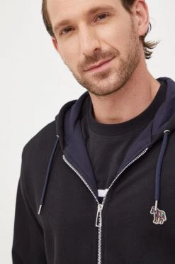 Ανδρικά Με φερμουάρ Βαμβακερή μπλούζα PS Paul Smith μαύρο, 12 Ανδρικά Με φερμουάρ Βαμβακερή μπλούζα PS Paul Smith μαύρο, -Paul Smith (όλες οι μάρκες) Κατάστημα unnamed file 312