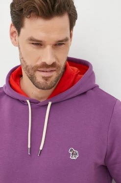 Ανδρικά Χωρίς φερμουάρ Βαμβακερή μπλούζα PS Paul Smith μοβ, -Paul Smith (όλες οι μάρκες) Κατάστημα unnamed file 327