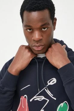 Ανδρικά Χωρίς φερμουάρ Βαμβακερή μπλούζα PS Paul Smith ναυτικό μπλε, -Paul Smith (όλες οι μάρκες) Κατάστημα unnamed file 344