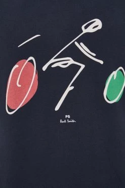 Ανδρικά Χωρίς φερμουάρ Βαμβακερή μπλούζα PS Paul Smith ναυτικό μπλε, -Paul Smith (όλες οι μάρκες) Κατάστημα unnamed file 345