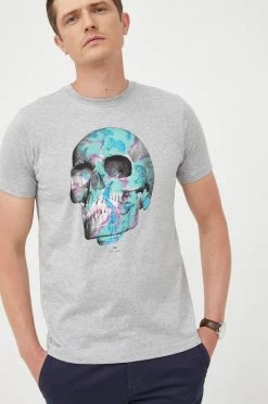 Ανδρικά Μπλουζάκια Βαμβακερό μπλουζάκι PS Paul Smith γκρι -Paul Smith (όλες οι μάρκες) Κατάστημα unnamed file 359