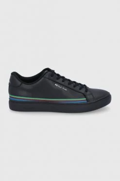Ανδρικά Sneakers Δερμάτινα παπούτσια PS Paul Smith REX μαύρο