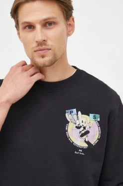 Ανδρικά Χωρίς φερμουάρ Βαμβακερή μπλούζα PS Paul Smith μαύρο, -Paul Smith (όλες οι μάρκες) Κατάστημα unnamed file 380