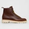 Ανδρικά Μπότες και Αρβύλες Δερμάτινα μποτάκια PS Paul Smith BUHL χρώμα: καφέ