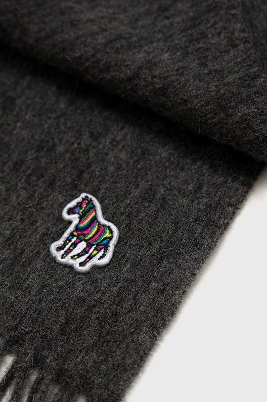 Ανδρικά Κασκόλ Μάλλινο κασκόλ PS Paul Smith γκρι 4 Ανδρικά Κασκόλ Μάλλινο κασκόλ PS Paul Smith γκρι - Image 2