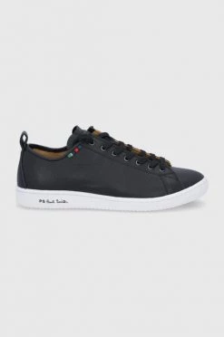 Ανδρικά Sneakers Δερμάτινα παπούτσια PS Paul Smith MIYATA μαύρο