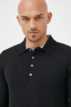 Ανδρικά Χωρίς φερμουάρ Μάλλινο πουλόβερ PS Paul Smith χρώμα: μαύρο,