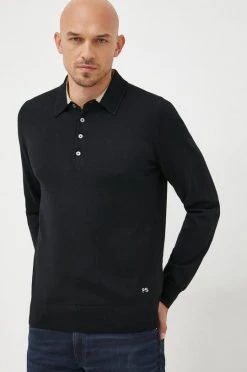 Ανδρικά Χωρίς φερμουάρ Μάλλινο πουλόβερ PS Paul Smith χρώμα: μαύρο, -Paul Smith (όλες οι μάρκες) Κατάστημα unnamed file 629