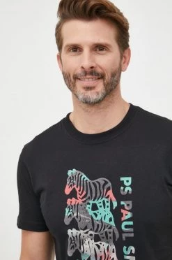 Ανδρικά Μπλουζάκια Βαμβακερό μπλουζάκι PS Paul Smith μαύρο -Paul Smith (όλες οι μάρκες) Κατάστημα unnamed file 639