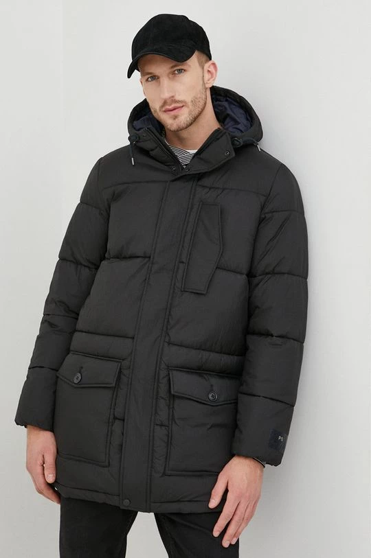 Ανδρικά Μακριά μπουφάν Μπουφάν PS Paul Smith μαύρο 3 Ανδρικά Μακριά μπουφάν Μπουφάν PS Paul Smith μαύρο
