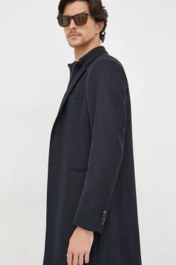 Ανδρικά Παλτά Μάλλινο παλτό PS Paul Smith μαύρο, -Paul Smith (όλες οι μάρκες) Κατάστημα unnamed file 644