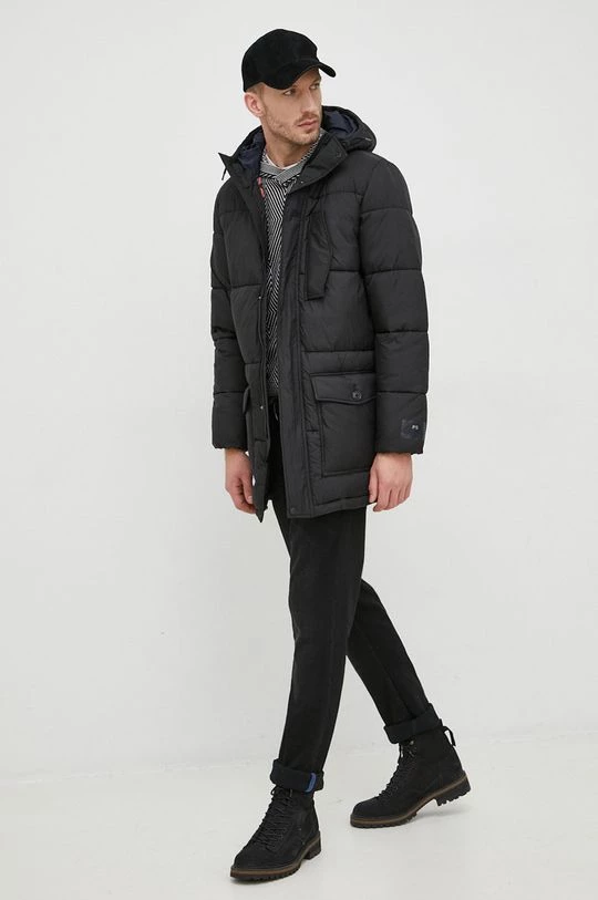 Ανδρικά Μακριά μπουφάν Μπουφάν PS Paul Smith μαύρο 4 Ανδρικά Μακριά μπουφάν Μπουφάν PS Paul Smith μαύρο - Image 2