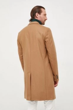 Ανδρικά Παλτά Μάλλινο παλτό PS Paul Smith καφέ, -Paul Smith (όλες οι μάρκες) Κατάστημα unnamed file 663