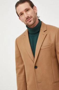 Ανδρικά Παλτά Μάλλινο παλτό PS Paul Smith καφέ, -Paul Smith (όλες οι μάρκες) Κατάστημα unnamed file 665