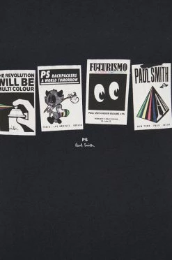 Ανδρικά Μπλουζάκια Βαμβακερό μπλουζάκι PS Paul Smith μαύρο -Paul Smith (όλες οι μάρκες) Κατάστημα unnamed file 694