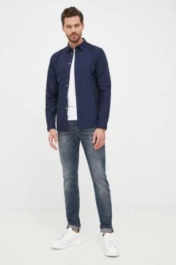 Ανδρικά Πουκάμισα Βαμβακερό πουκάμισο PS Paul Smith χρώμα: ναυτικό μπλε, -Paul Smith (όλες οι μάρκες) Κατάστημα unnamed file 706