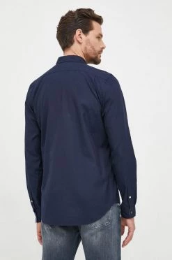 Ανδρικά Πουκάμισα Βαμβακερό πουκάμισο PS Paul Smith χρώμα: ναυτικό μπλε, -Paul Smith (όλες οι μάρκες) Κατάστημα unnamed file 707