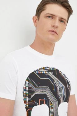 Ανδρικά Μπλουζάκια Βαμβακερό μπλουζάκι PS Paul Smith άσπρο -Paul Smith (όλες οι μάρκες) Κατάστημα unnamed file 717