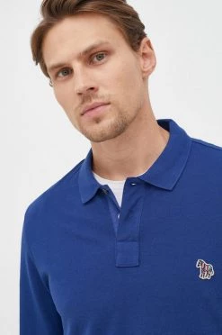 Ανδρικά Μακρυμάνικα Βαμβακερή μπλούζα με μακριά μανίκια PS Paul Smith ναυτικό μπλε -Paul Smith (όλες οι μάρκες) Κατάστημα unnamed file 732