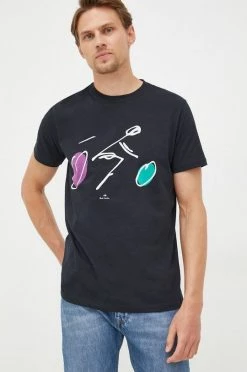 Ανδρικά Μπλουζάκια Βαμβακερό μπλουζάκι PS Paul Smith ναυτικό μπλε -Paul Smith (όλες οι μάρκες) Κατάστημα unnamed file 737