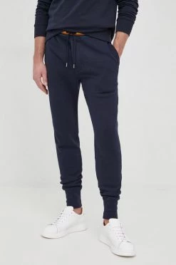 Ανδρικά Παντελόνια φόρμας Βαμβακερό παντελόνι Paul Smith χρώμα: ναυτικό μπλε