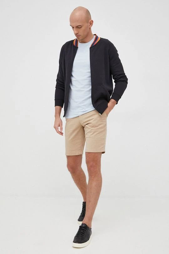 Ανδρικά Με φερμουάρ Βαμβακερή μπλούζα Paul Smith χρώμα: μαύρο, 4 Ανδρικά Με φερμουάρ Βαμβακερή μπλούζα Paul Smith χρώμα: μαύρο, - Image 2