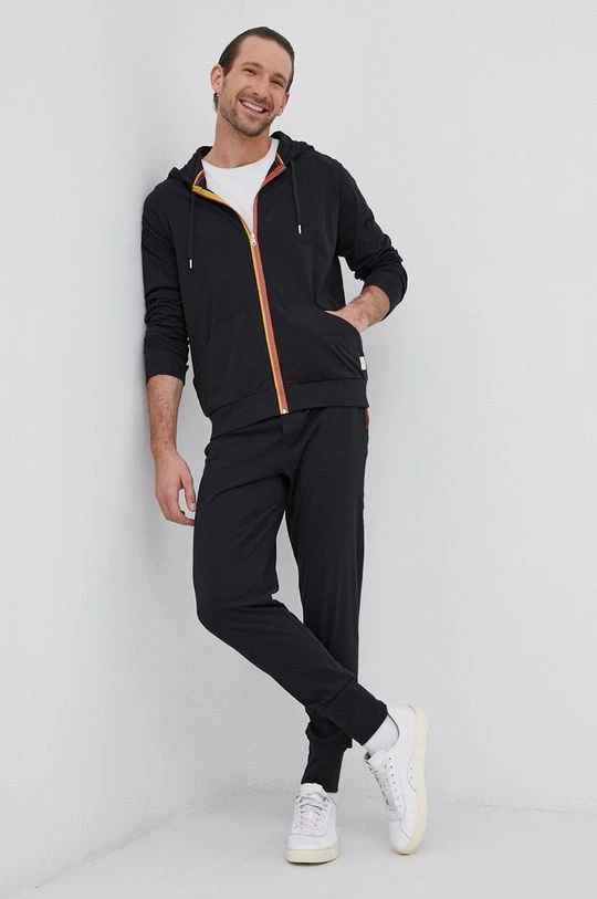 Ανδρικά Παντελόνια φόρμας Βαμβακερό παντελόνι Paul Smith χρώμα: μαύρο 4 Ανδρικά Παντελόνια φόρμας Βαμβακερό παντελόνι Paul Smith χρώμα: μαύρο - Image 2