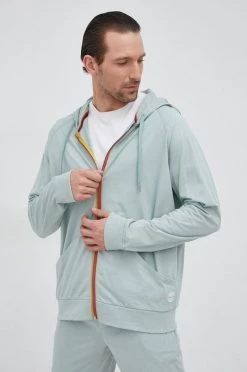 Ανδρικά Με φερμουάρ Βαμβακερή μπλούζα Paul Smith χρώμα: πράσινο