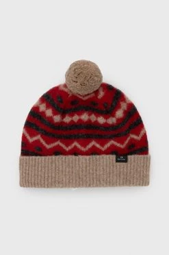 Ανδρικά Σκουφιά Μάλλινο σκουφί PS Paul Smith κόκκινο