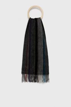 Ανδρικά Κασκόλ Μάλλινο κασκόλ PS Paul Smith γκρι